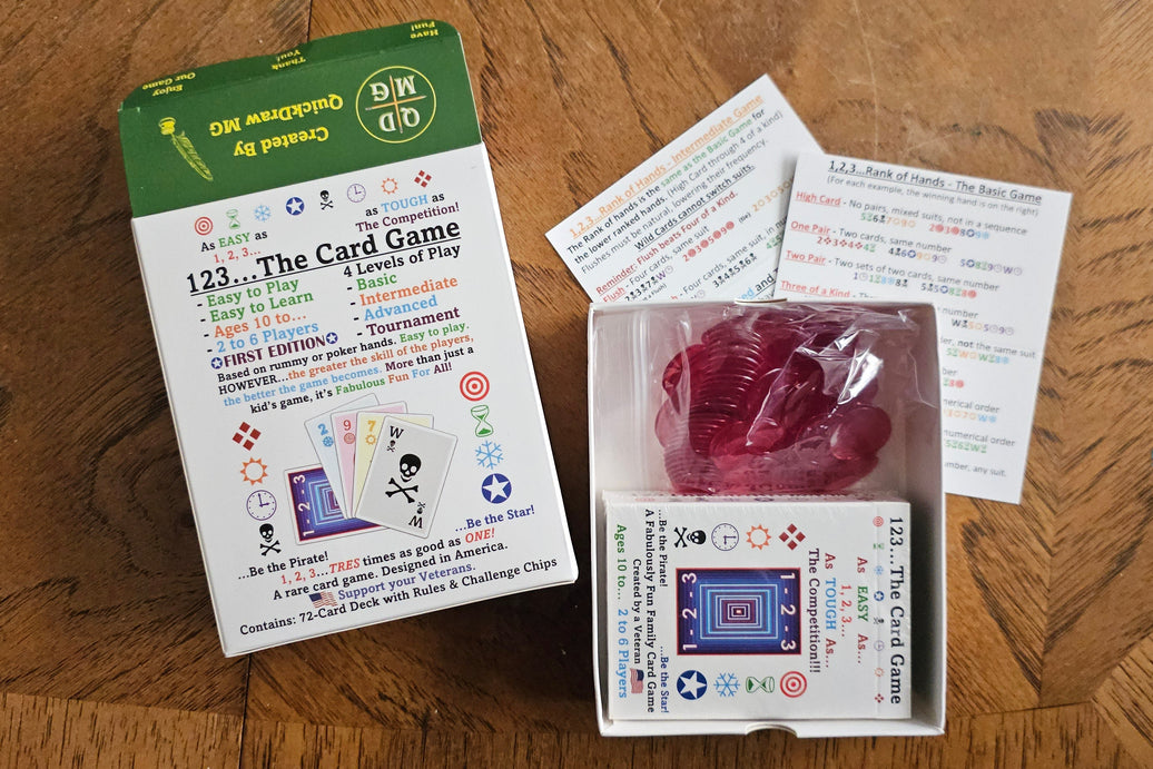 1,2,3 The Card Game - First Edition (Full Game)