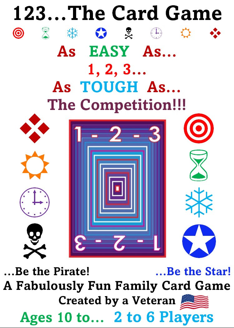 1,2,3 The Card Game - First Edition (Deck Only)