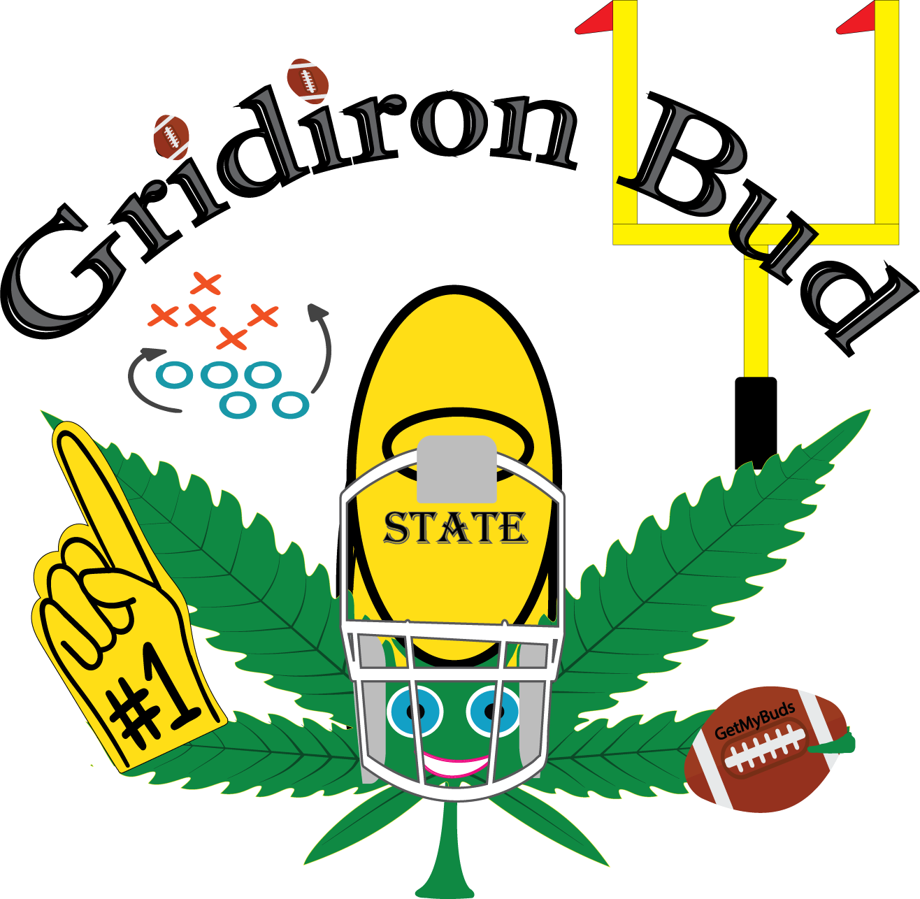 Gridiron Bud - Multisex Tri-Blend T-Shirt