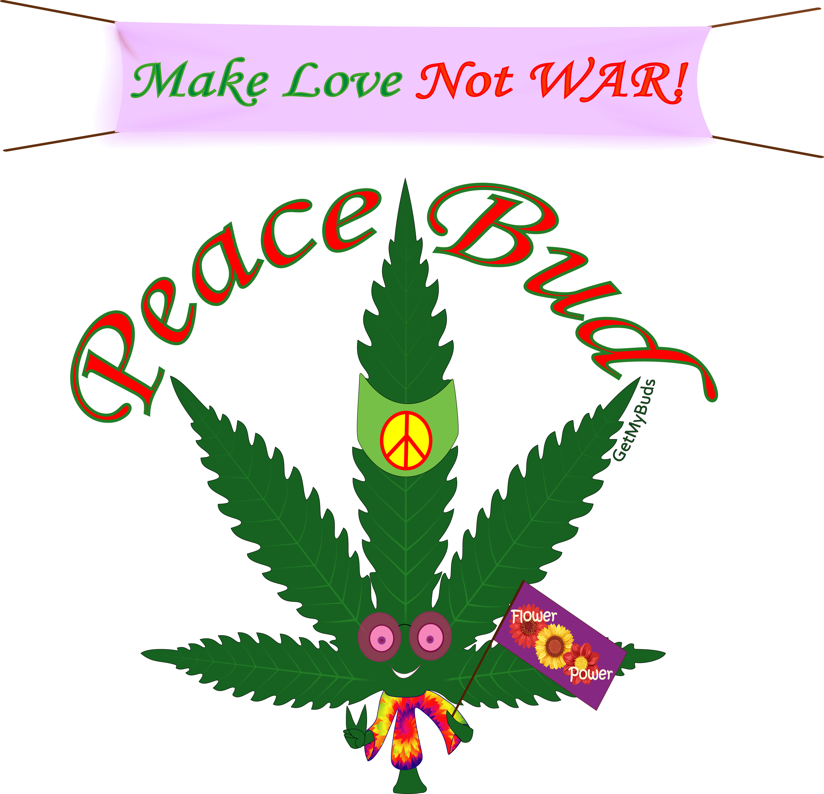 Peace Bud - Multisex Tri-Blend T-Shirt