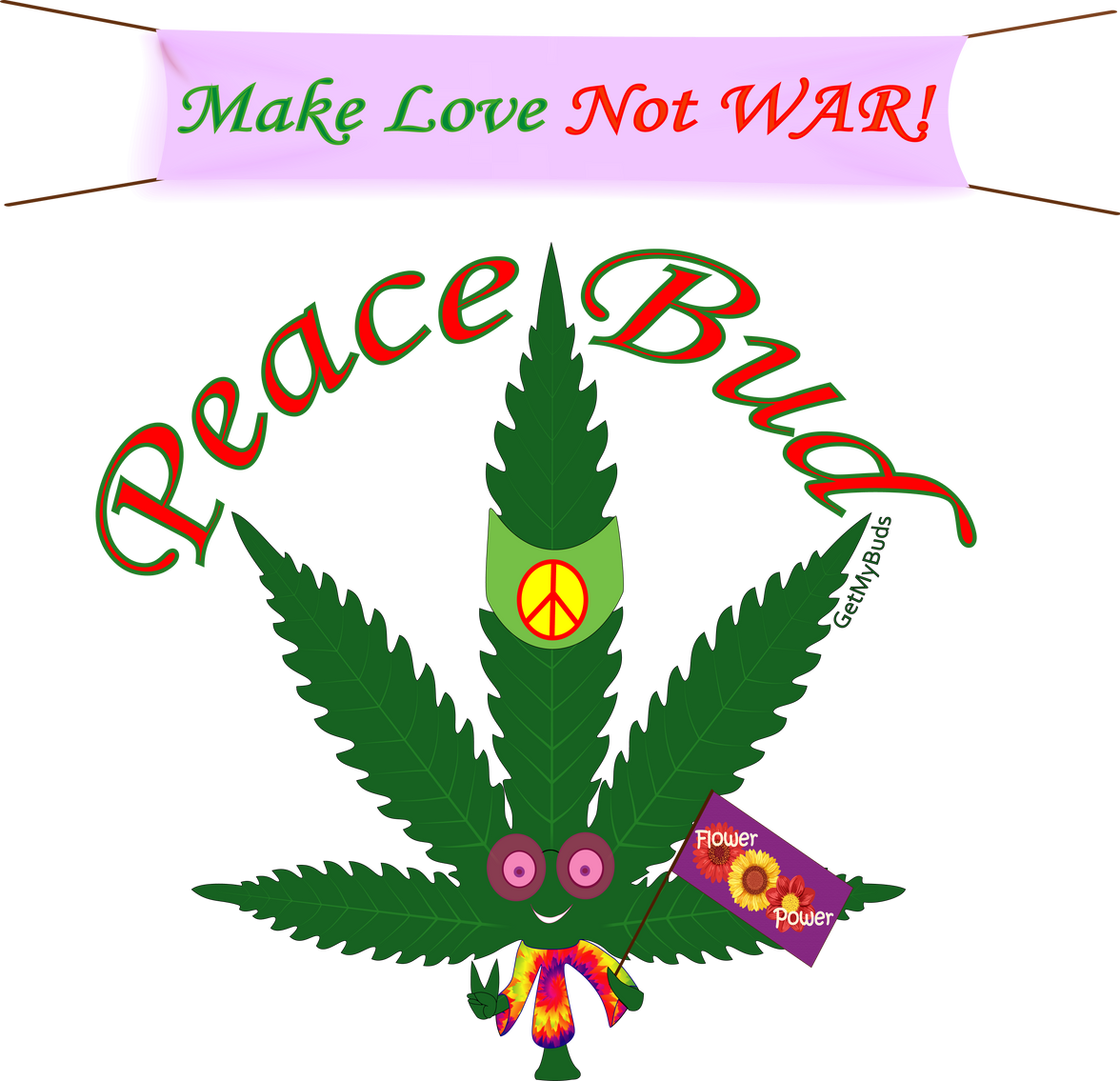 Peace Bud - Multisex Tri-Blend T-Shirt